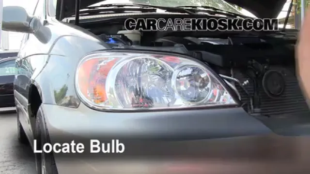 2003 Kia Sedona EX 3.5L V6 Luces Luz de giro delantera (reemplazar foco)